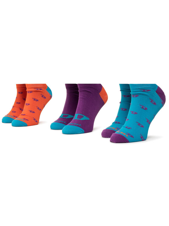 Set di 3 paia di calzini corti da uomo Diesel