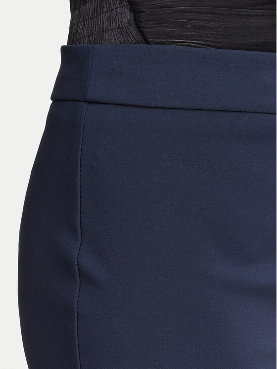 Rinascimento Rinascimento Pantaloni din material CFC0130135003 Bleumarin Flare Fit