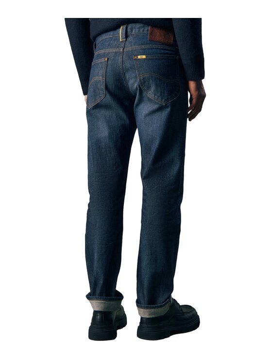 Lee Lee Jeansy 112387687 Granatowy Slim Fit