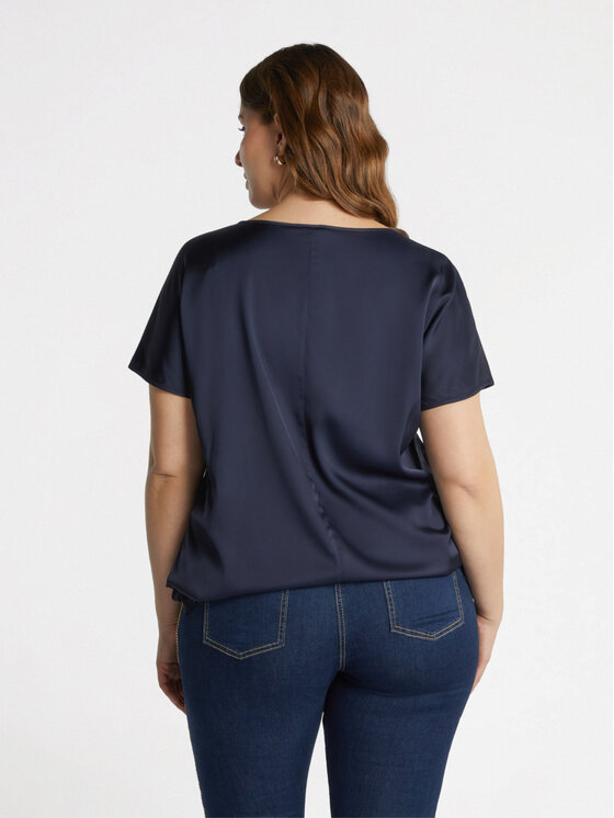 Fiorella Rubino Fiorella Rubino Bluzka 2739T002226N034 Niebieski Regular Fit