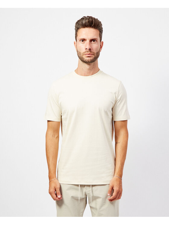 BOSS Boss T-shirt 50468347 Beige Regular Fit