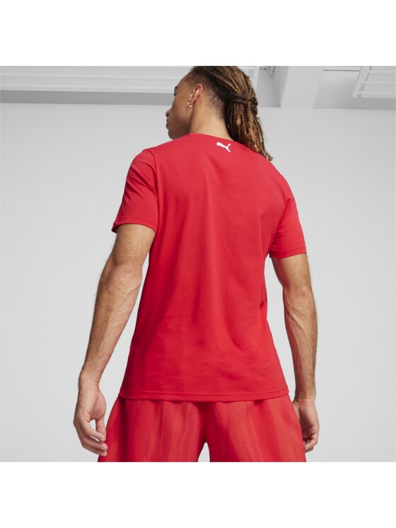 Puma Puma T-Shirt 623806 Czerwony Regular Fit