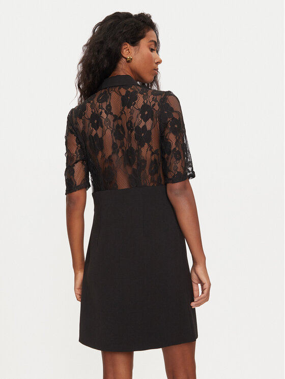 Morgan Morgan Cocktail obleka 242-RPIKOU Črna Slim Fit