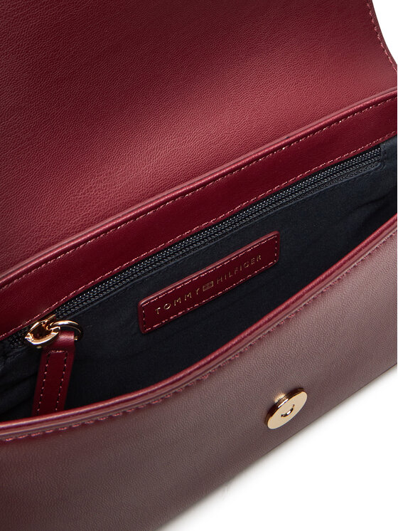 Tommy Hilfiger Tommy Hilfiger Handtasche Th Icon Conv AW0AW17677 Dunkelrot