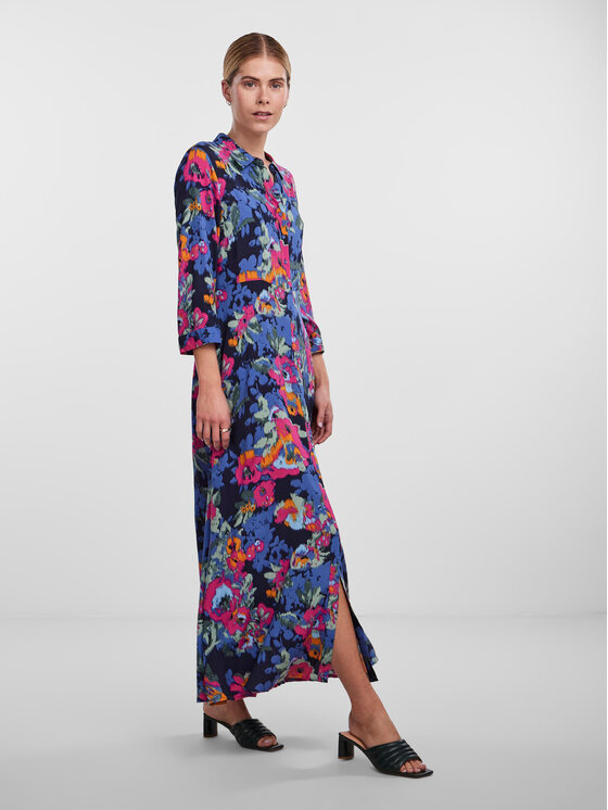 YAS Rochie tip cămașă Savanna 26022663 Colorat Loose Fit