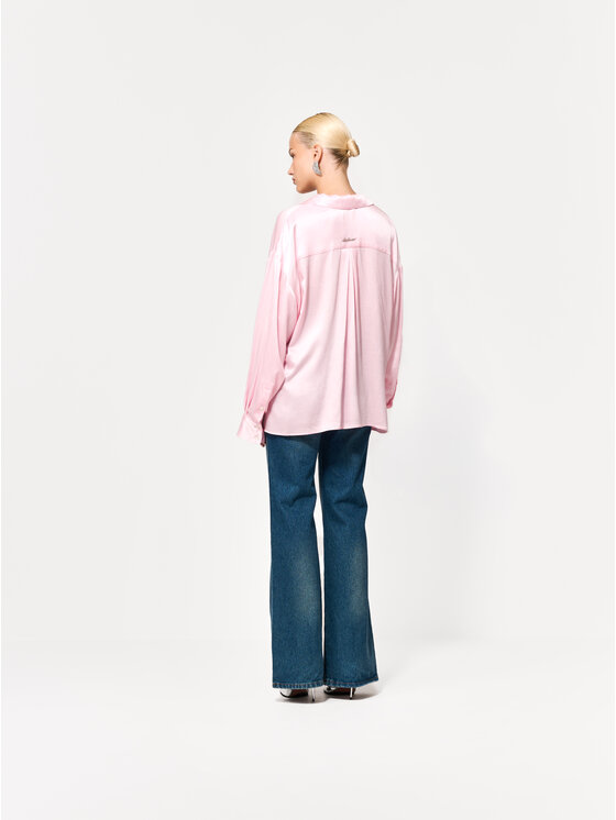 La Mania La Mania Košeľa KAI Svetloružová Basic Fit