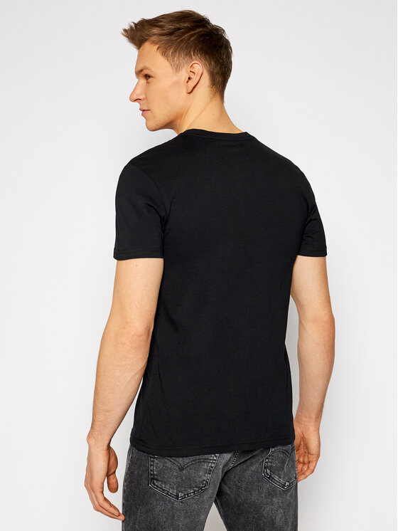 Lee Lee Komplet 2 t-shirtów Twin Pack Crew L680CM01 Czarny Fitted Fit