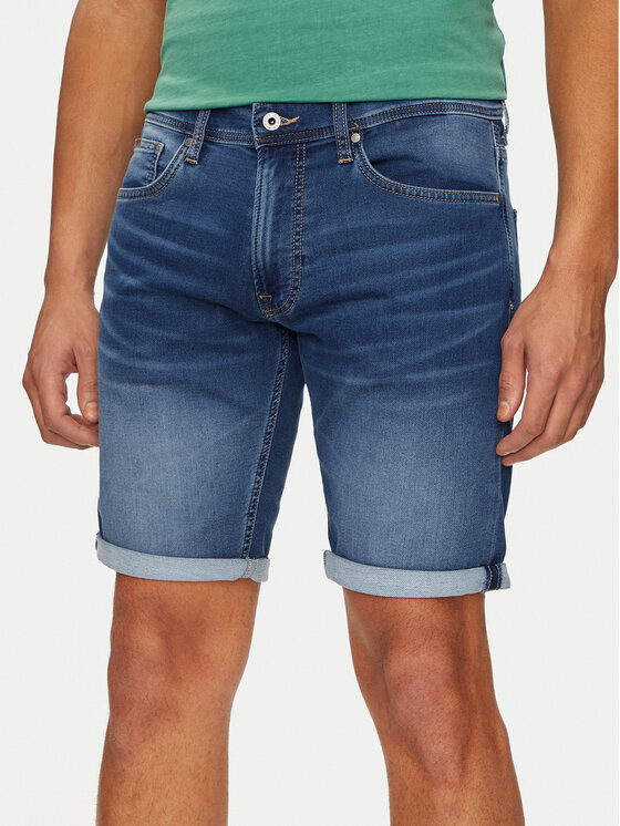 Pepe Jeans Pepe Jeans Kratke traperice Slim Gymdigo Short PM801075HU2 Plava Slim Fit