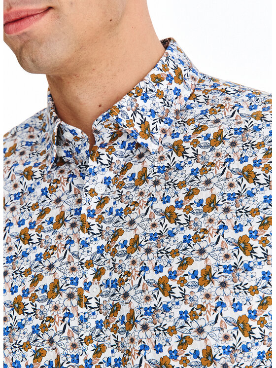 Pako Lorente Pako Lorente Koszula P25WF-1X-058 Biały Slim Fit