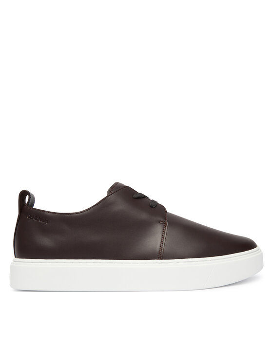 Calvin Klein Calvin Klein Sportcipők Hybrid Clean Cup Derby Lth HM0HM02011 Bordó