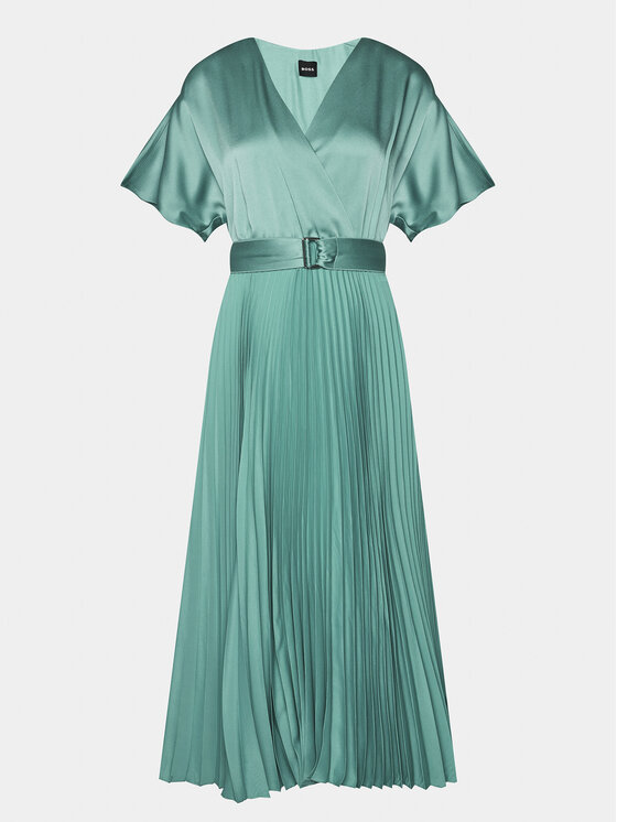 BOSS Boss Коктейльна сукня Diconica 50509057 Бірюзовий Regular Fit