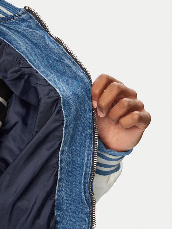 Tommy Jeans Tommy Jeans Μπόμπερ μπουφάν DM0DM22498 Μπλε Regular Fit