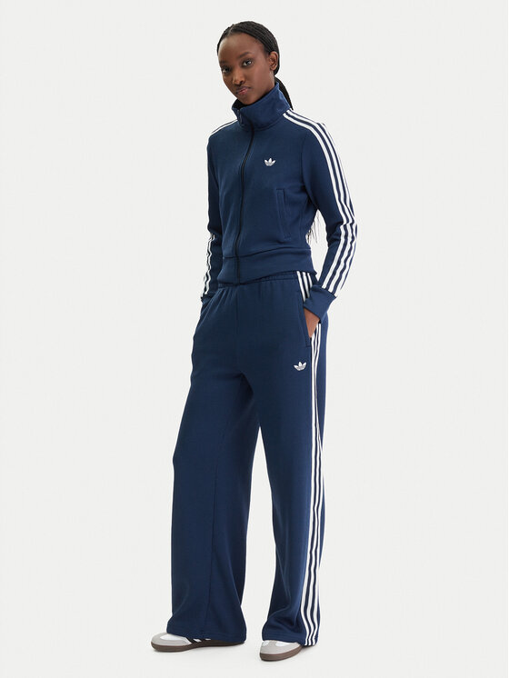 adidas adidas Суитшърт Firebird adicolor JY2614 Тъмносин Regular Fit
