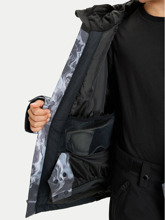 Quiksilver Quiksilver Kurtka snowboardowa Mission Printed EQBTJ03223 Szary Regular Fit