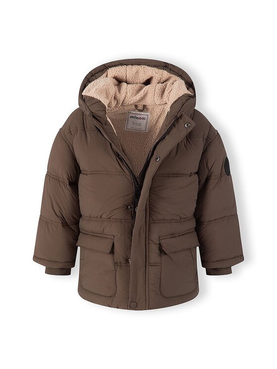 minoti minoti Kurtka zimowa 33COAT204 Brązowy Regular Fit