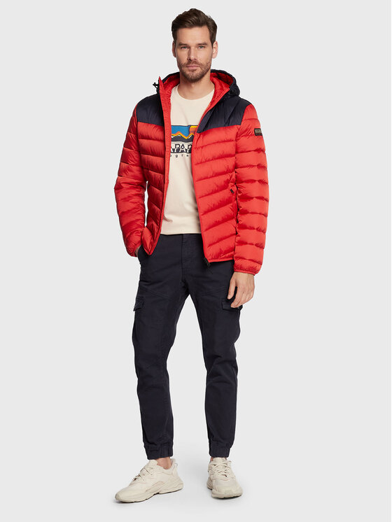 Napapijri Napapijri Prijelazna jakna Aerons NP0A4GJL Crvena Regular Fit