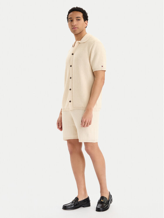 Tommy Hilfiger Tommy Hilfiger Camicia MW0MW42796 Crema Regular Fit