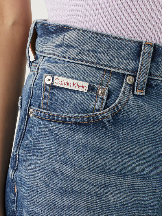 Calvin Klein Jeans Calvin Klein Jeans Jeans kratke hlače LV047F766G Modra Relaxed Fit