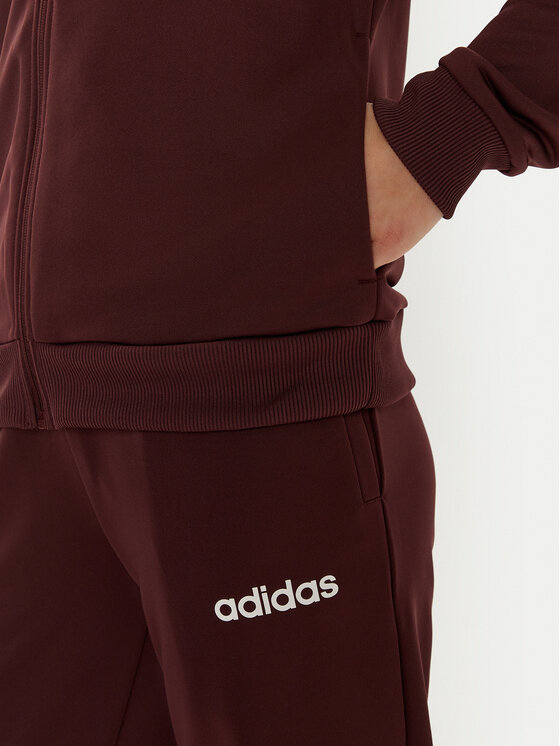 adidas adidas Спортивний костюм Essentials Linear JD2698 Бордовий Slim Fit