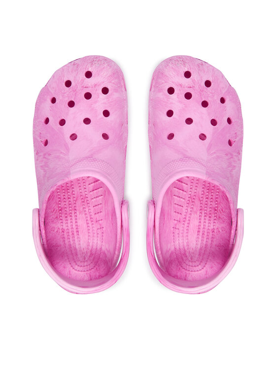 Crocs Crocs Šlepetės Classic Watercolor Marbled Clog 211583 Rožinė