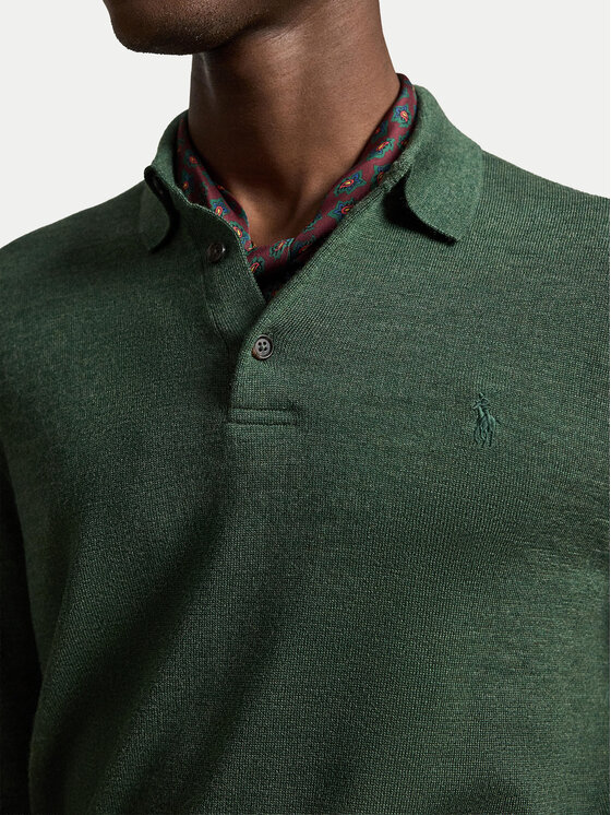 Polo Ralph Lauren Polo Ralph Lauren Πουλόβερ 710941104501 Σκούρο πράσινο Regular Fit