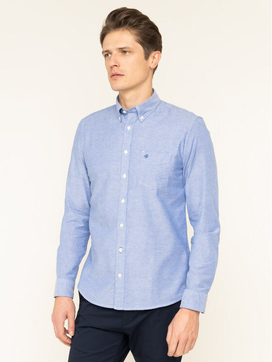 Marc O'Polo Marc O'Polo Marškiniai 020 7501 42494 Tamsiai mėlyna Shaped Fit