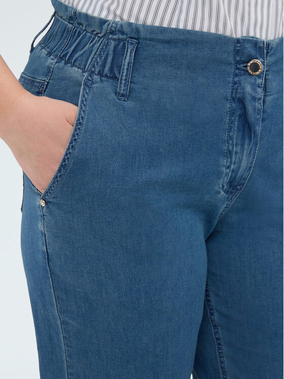 Fiorella Rubino Fiorella Rubino Jeansy P489T005241N024 Niebieski Boy Fit