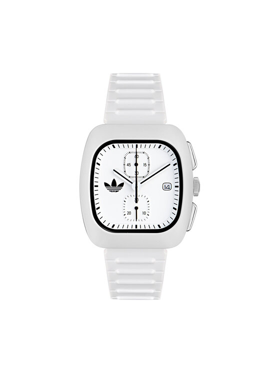 adidas Orologio Retro Wave Two Chrono AOSY24532 Bianco, taglia : 00