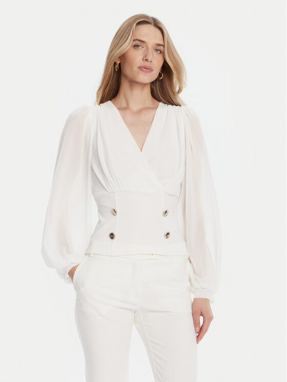 Rinascimento Rinascimento Majica CFC0126180003 Bijela Regular Fit
