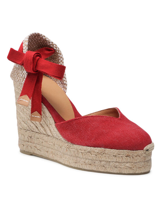 Castañer Castañer Espadrilky Chiara/8ED/002 021668-604 Červená