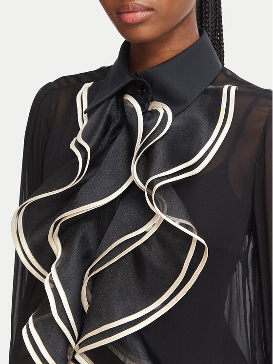 Elisabetta Franchi Elisabetta Franchi Koszula CA-210-67E2 Czarny Regular Fit