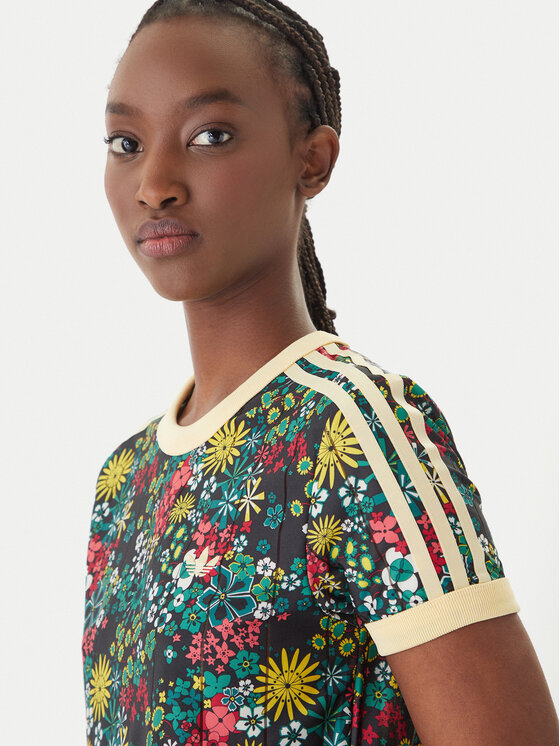 adidas adidas T-shirt Liberty London 3-Stripes KD5560 Multicolore Regular Fit