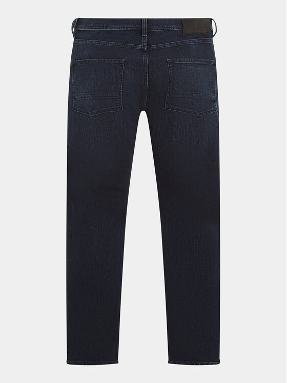 Tommy Hilfiger Tommy Hilfiger Jeans hlače Denton MW0MW33338 Mornarsko modra Straight Fit