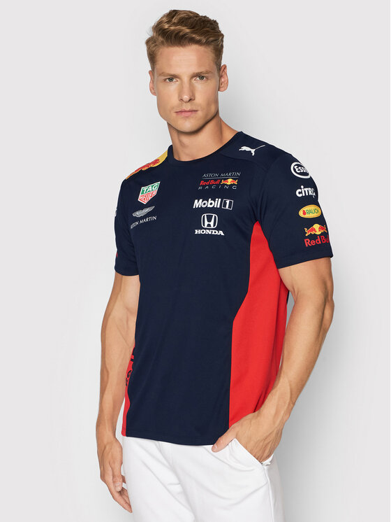 Puma Puma T-särk Red Bull Racing Team 762881 Tumesinine Regular Fit