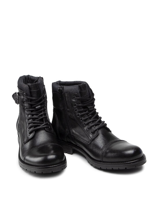 Jack & Jones Jack & Jones Zimske čizme Jfwalbany 12140935 Crna