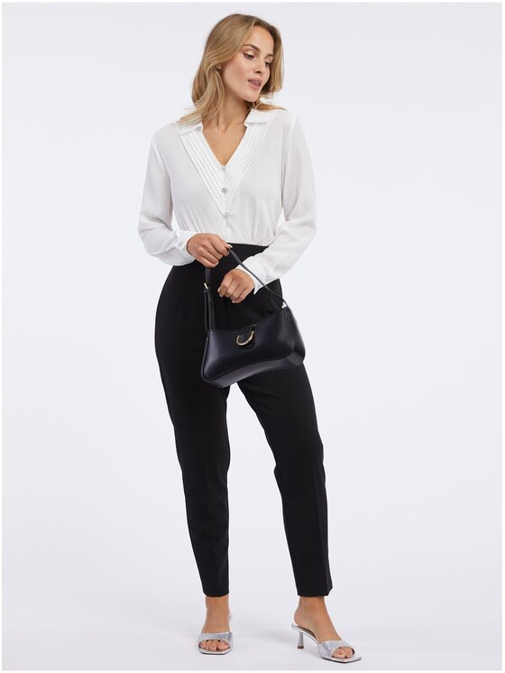 Orsay Orsay Kombinezon 451102660000__34 Czarny Slim Fit