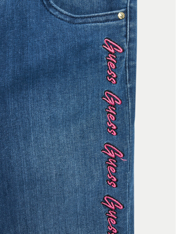 Guess Guess Blugi J4YA10 D4CA0 Albastru Regular Fit