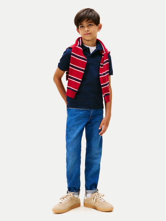 Tommy Hilfiger Tommy Hilfiger Polo marškinėliai Essential KB0KB10007 Tamsiai mėlyna Regular Fit