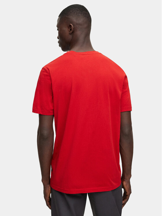 BOSS Boss Tricou TeeBOSSRete 50495719 Roșu Regular Fit