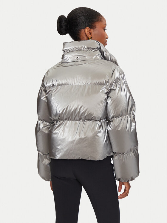 Elisabetta Franchi Elisabetta Franchi Giubbotto invernale PI-77D-46E2-V570 Argento Regular Fit