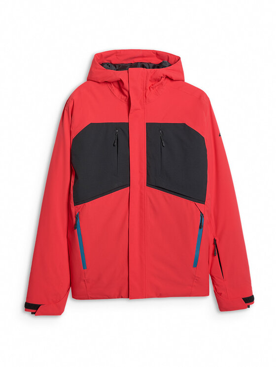 4F 4F Kurtka narciarska SKIWEAR Czerwony Regular Fit