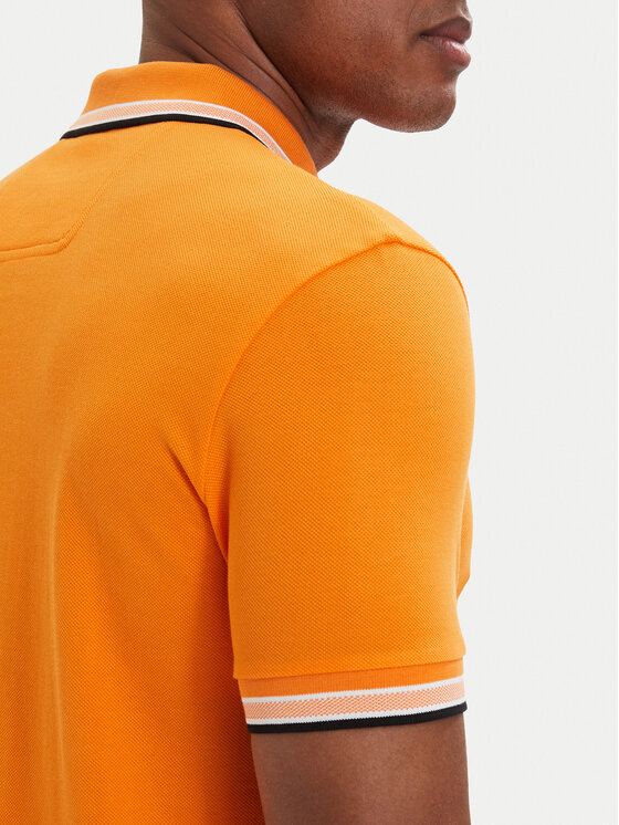 BOSS BOSS Polokošile Paddy 50469055 Tmavě oranžová Regular Fit