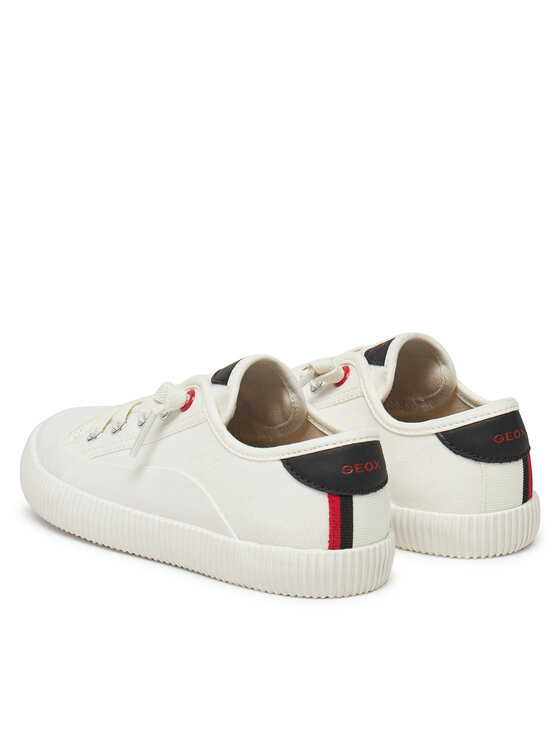Geox Geox Plátenky J Tippeste J55N3A 1054 C0050 S Biela
