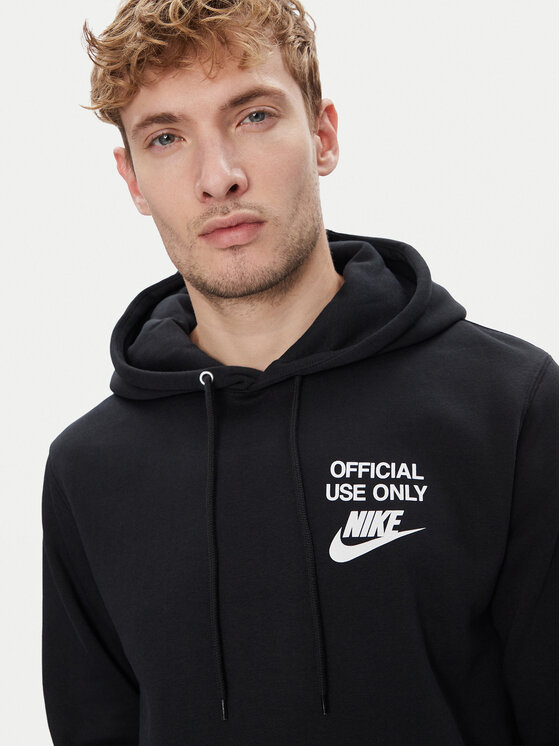 Nike Nike Džemperis ar kapuci Club Bb IB8398 Melns Regular Fit