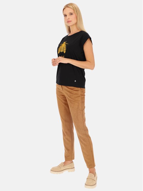Smashed Lemon Smashed Lemon T-Shirt 24690 Czarny Regular Fit