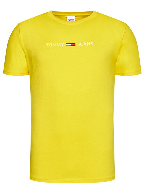 Tommy Jeans T-shirt DM0DM09382 Giallo 