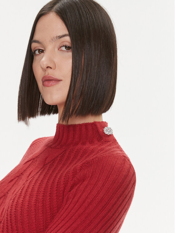 Liu Jo Liu Jo Džemper MF3223 MA95M Crvena Regular Fit
