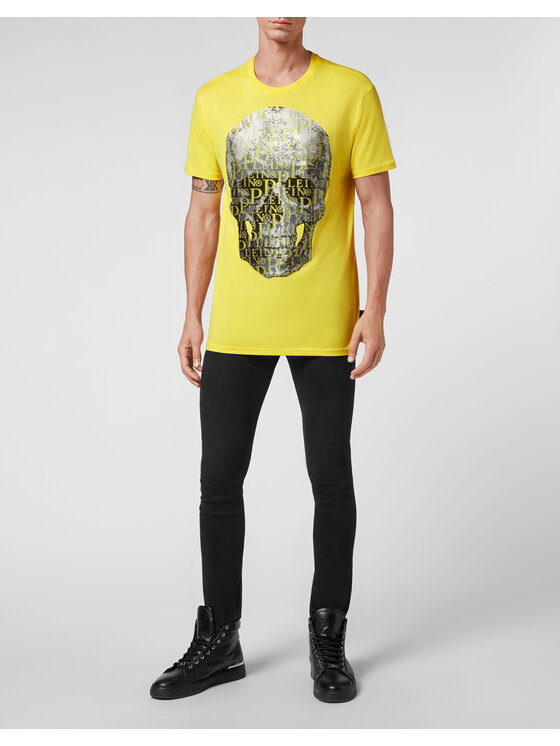 PHILIPP PLEIN PHILIPP PLEIN T-Shirt 2591 Žlutá Regular Fit