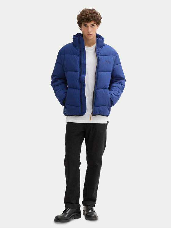 Tom Tailor Denim Tom Tailor Denim Зимно яке 1043794 Син Relaxed Fit
