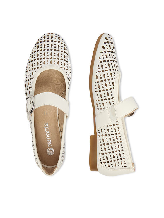 Remonte Remonte Ballerine CEO-D0K16-80 Bianco